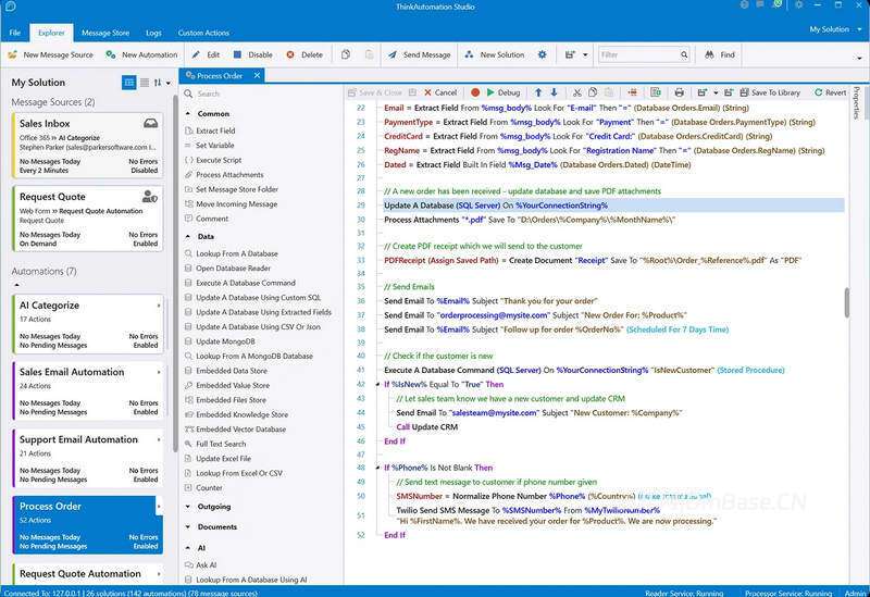 ThinkAutomation Studio Pro 5.1.1115.2_企业自动化工作流软件