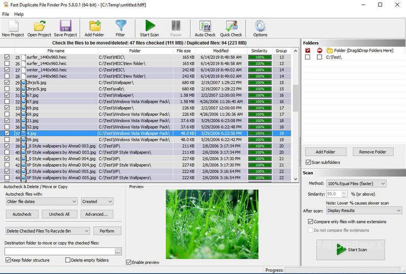 Fast Duplicate File Finder Pro激活版v6.7.0.1_重复文件查找器