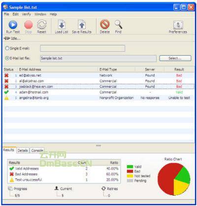 Maxprog eMail Verifier(邮箱地址验证器)v3.8.6 附注册机