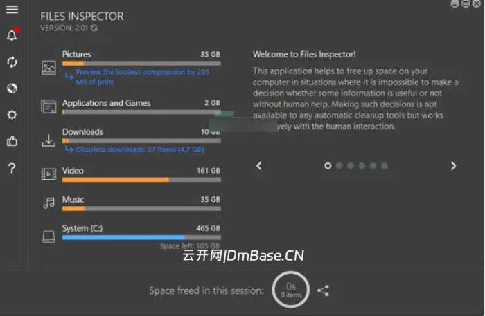 Files Inspector Pro激活版v4.45 | 磁盘空间分析+大文件清理