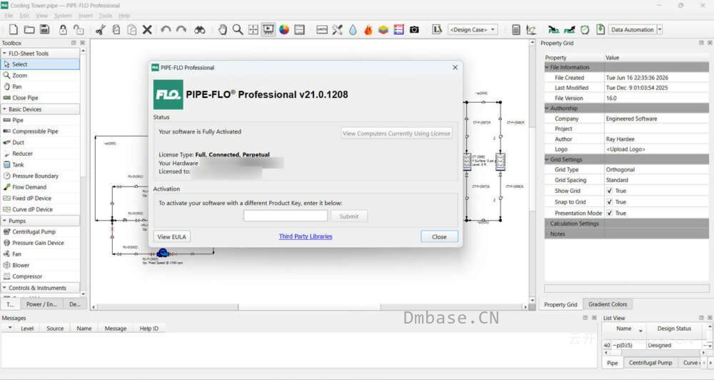 PIPE-FLO Pro完整版V21.0.1208_流体建模软件