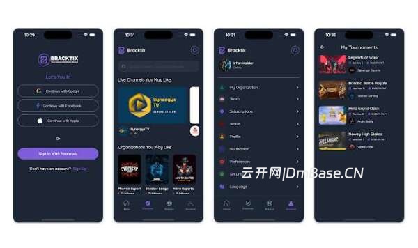 Flutter电竞赛事平台App源码/电竞赛事管理系统源码/Web+App