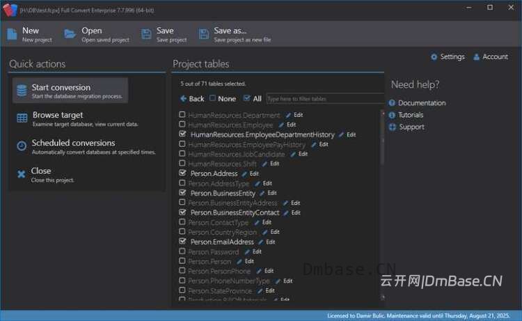 Full Convert Ultimate v26.09.1695_数据库迁移工具