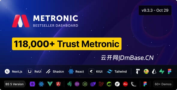 Metronic v9.3.4_多用途响应式管理后台模板