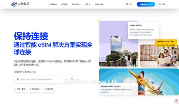 全球eSIM代理销售系统源码/Web前后端+App端/全开源可二开