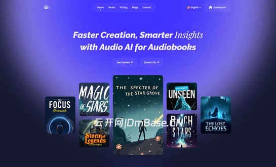 多语言AI有声书创作平台源码/SaaS有声书生成网站源码
