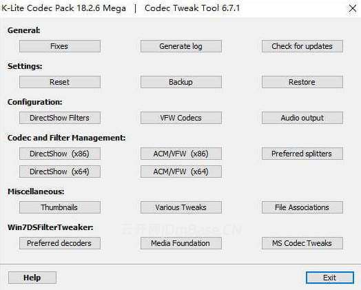 K-Lite Codec Pack 19.5.7_视频编解码器_万能解码包