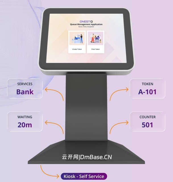 排队叫号系统APP源码/自助取号系统源码/Web+App
