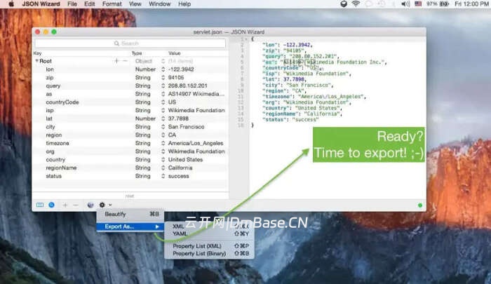 JSON Wizard 2.6.3 for Mac - 全能JSON编辑与格式转换工具