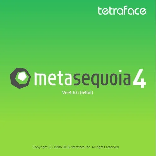 3D建模软件 Tetraface Inc Metasequoia v4.9.0e