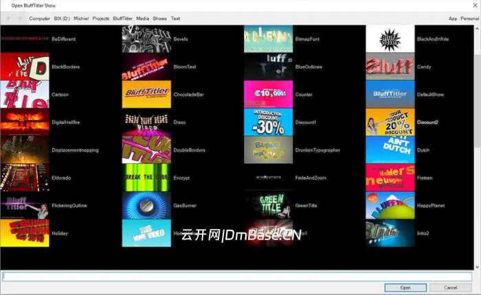 BluffTitler Ultimate中文版v17.0.0.0 | 3D标题制作软件 | 含3G素材包