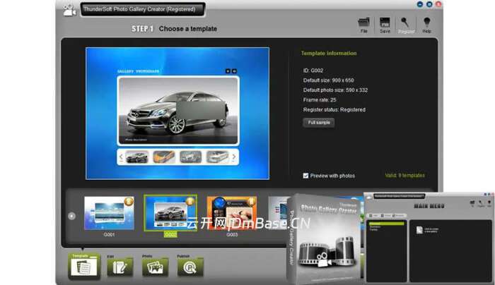 Photo Gallery Creator中文版v4.7.0 | 电子相册制作软件 | 照片画廊创建