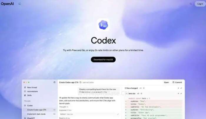 OpenAI Codex官方版v26.519.5221_AI编程助手