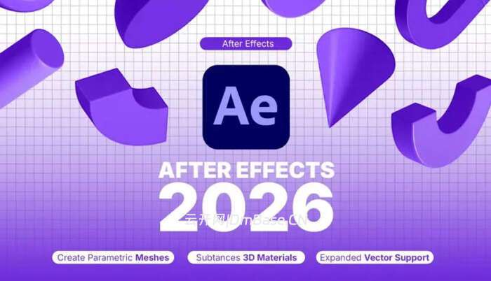 Adobe After Effects 2026中文版v26.5 | 视觉特效制作软件