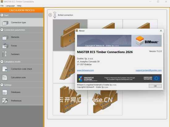 BIMware MASTER EC5 Timber Connections 15.2.0