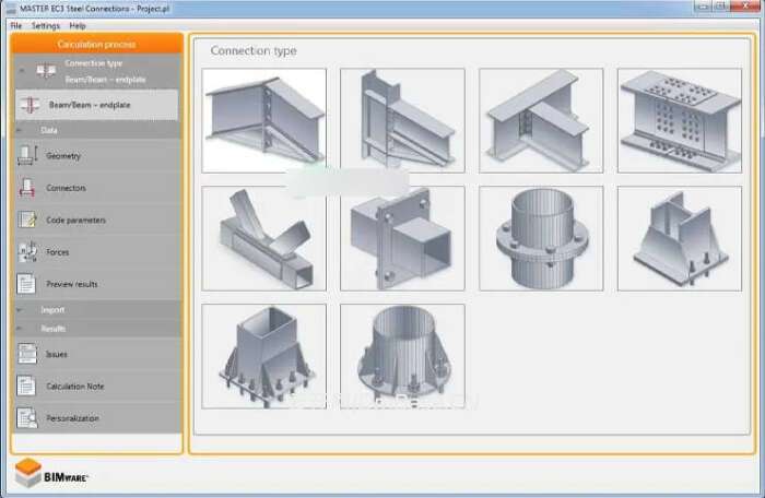 BIMware MASTER EC3 Steel Connections 15.2.0 | 钢节点设计软件