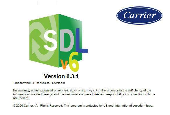 Carrier SDL v6.3.1 空调负荷计算软件｜HVAC设计