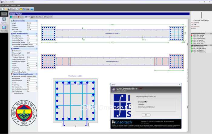 IES QuickConcreteWall 5.0.0017_混凝土剪力墙设计软件