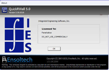 IES QuickRWall v5.0.0019