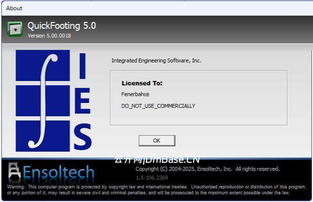 IES QuickFooting v5.0.0018_独立基础设计软件