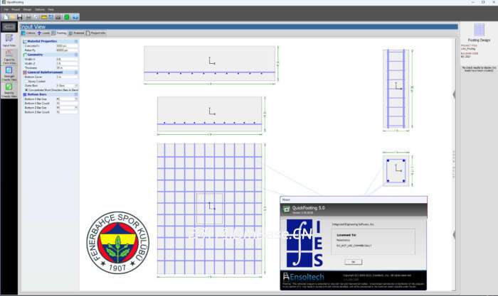 IES QuickFooting v5.0.0018_独立基础设计软件