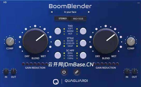 Quagliardi Audio BoomBlender v1.0.3 MacOS音频压缩插件