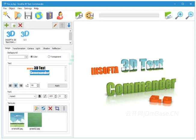 Insofta 3D Text Commander激活版v7.0_立体文字制作软件