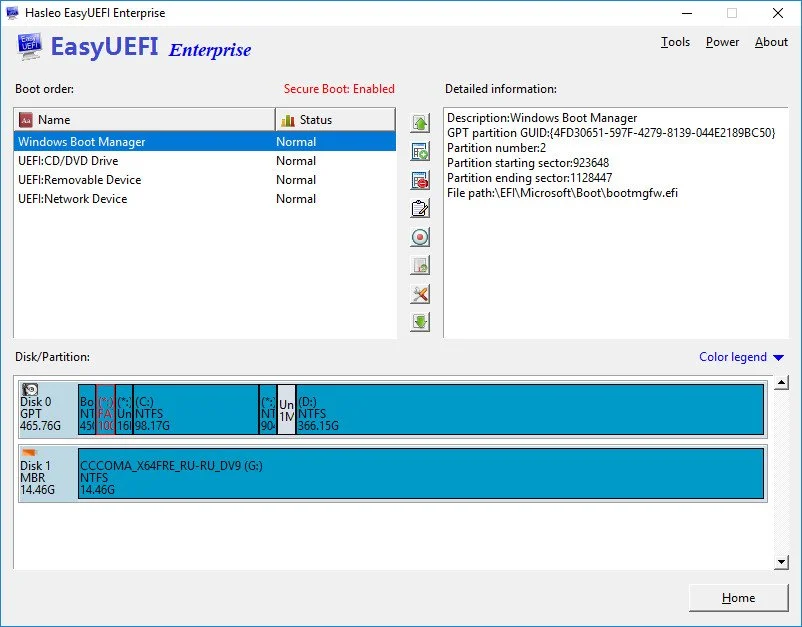 EasyUEFI Enterprise 6.2_UEFI启动管理工具_附注册机