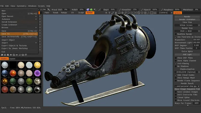3DCoat 2026.01_数字雕刻与3D贴图软件