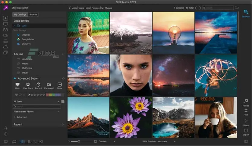 ON1 Resize AI 2026.5.1 (v20.5.1.19148)_MacOS版照片放大软件