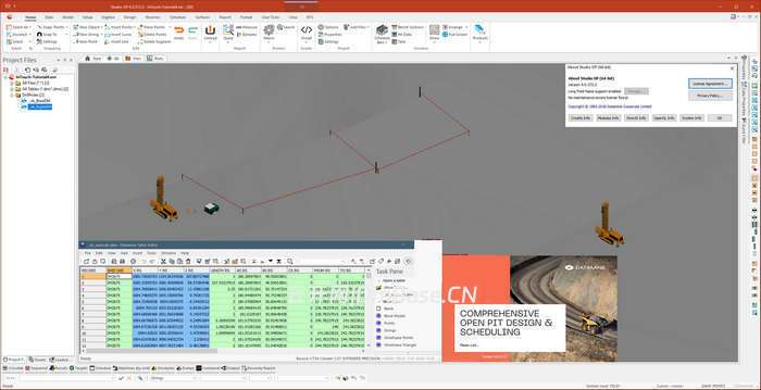 Datamine Studio OP激活版V4.0.372.0 | 露天矿工程设计软件