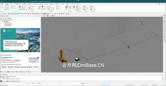 Datamine Studio RM完整版v3.0.374.0 | 矿产储备评估软件