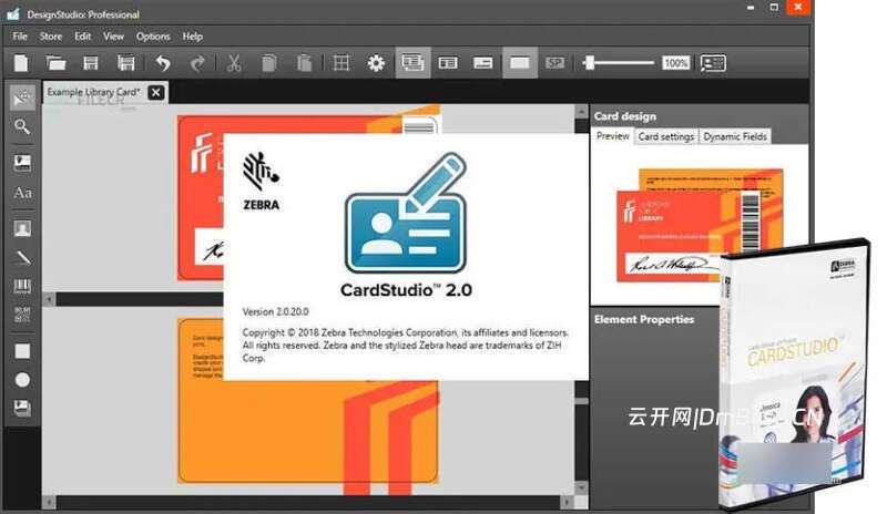 Zebra CardStudio Pro v2.5.45.0_证件设计软件_ID卡制作