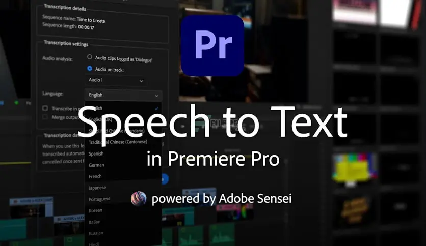 Adobe Speech to Text v2.2.8_语音转字幕PR插件
