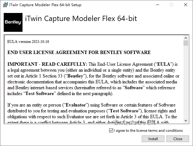 iTwin Capture Modeler Flex 2026.5040英文版软件安装教程