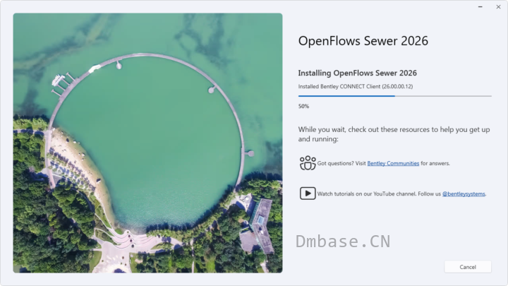 Bentley OpenFlows Sewer 2026英文版软件安装教程