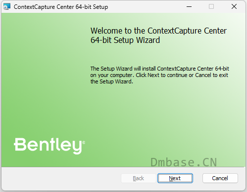 Bentley ContextCapture Center v20中文版软件安装教程