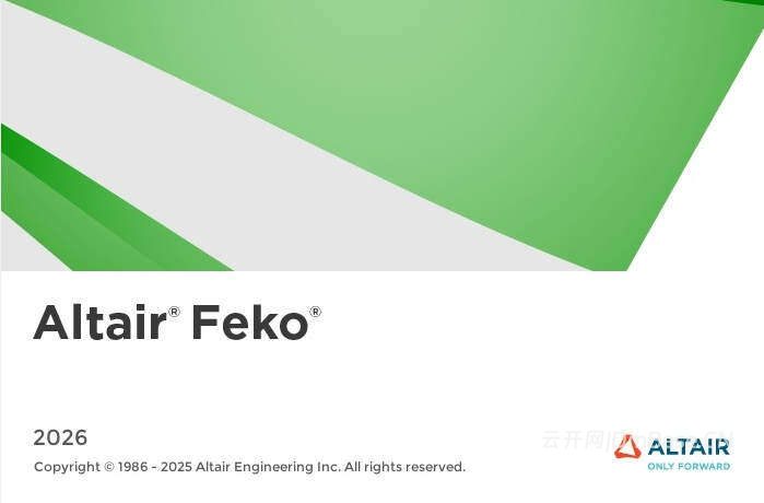 Altair HW FEKO 2026.0激活版_高频电磁仿真软件