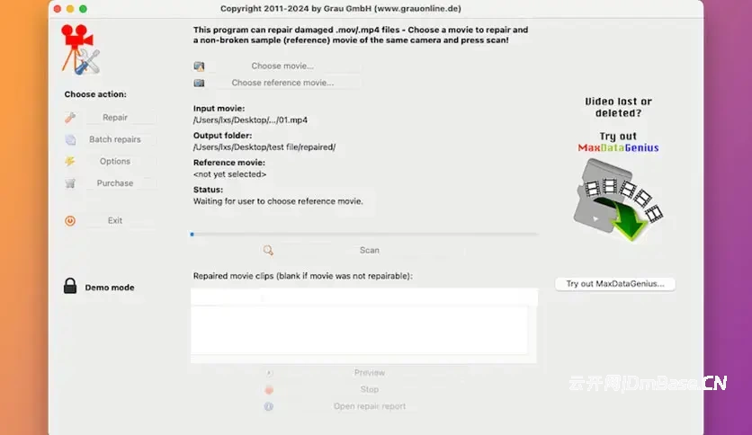 Video Repair Tool for MacOS v5.0.1_Mac视频修复器