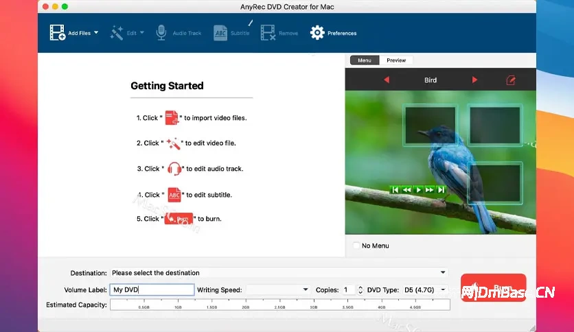 AnyRec DVD Creator 1.0.12_MacOS光盘刻录软件