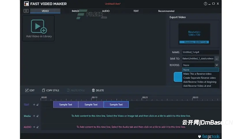 Fast Video Maker解锁版v2.0.0_快速视频合成软件