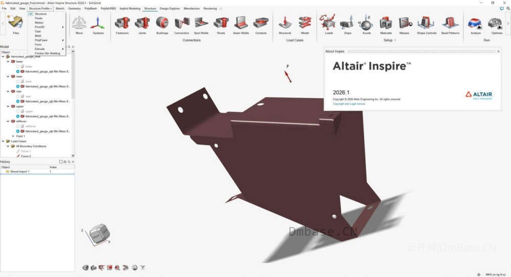 Altair Inspire 2026.1含全模块_仿真驱动设计软件