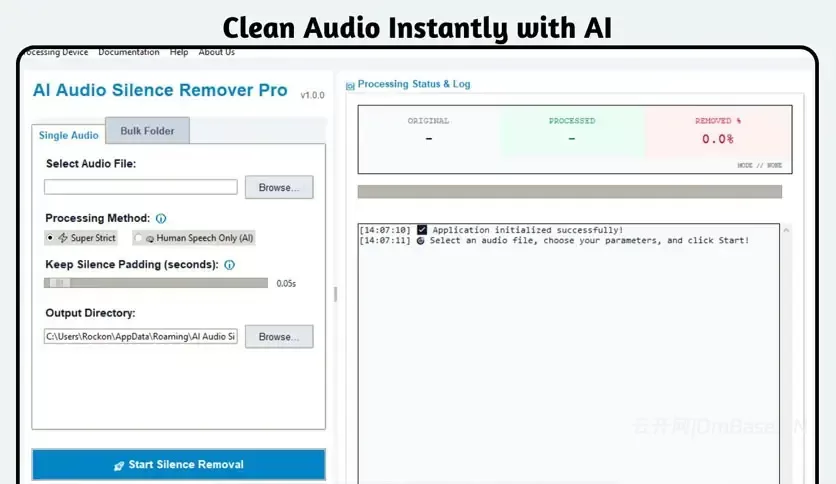 AI Audio Silence Remover Pro 1.0.0_AI去除音频静音和长停顿