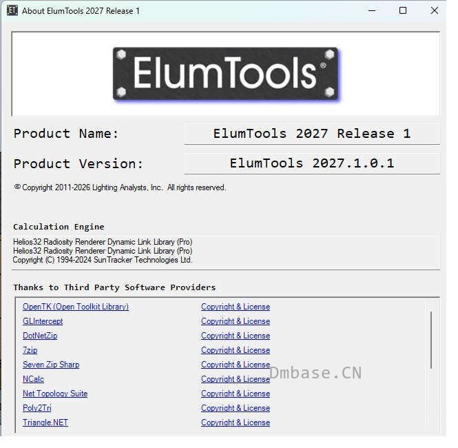 Lighting Analysts ElumTools 2027.1.0.1_照明计算Revit插件