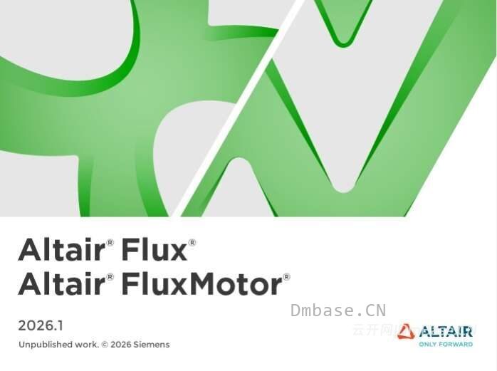 Altair Flux & FluxMotor 2026.1_电磁仿真软件