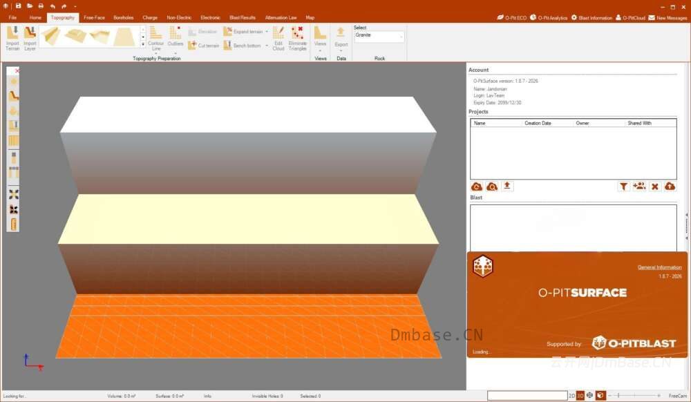 O-PitSurface解锁版v1.8.7_钻孔爆破设计软件