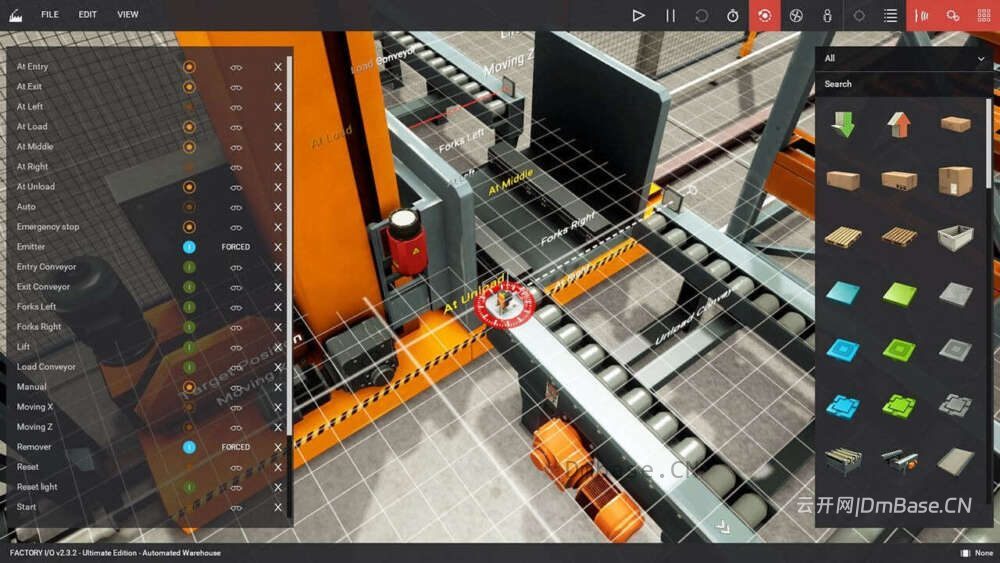 Factory I/O v2.5.10_3D虚拟工厂仿真软件