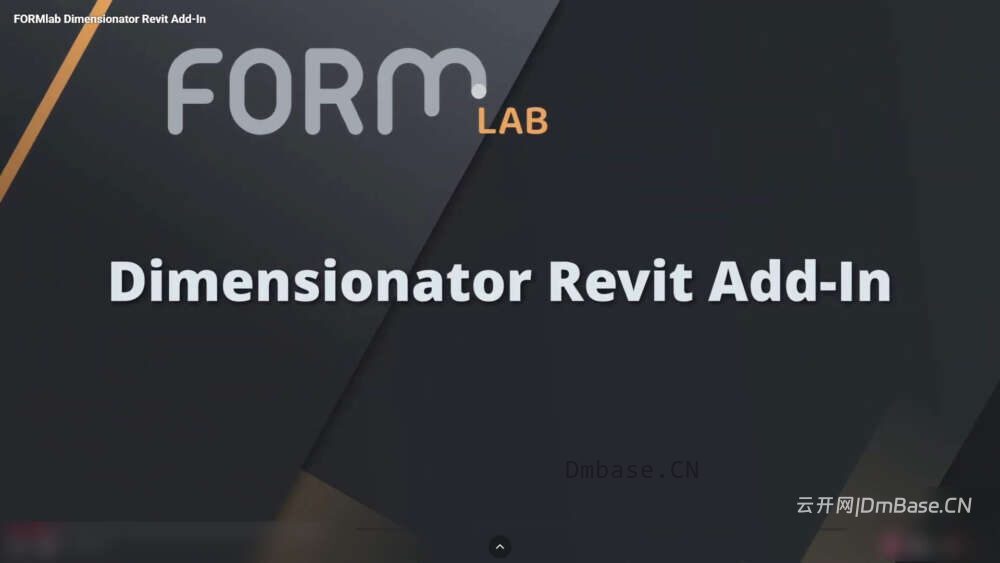 Formlab Dimensionator 4.6.0_自动标注Revit插件