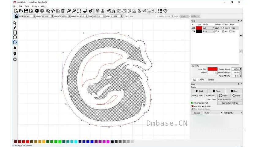 LightBurn Linux版v1.7.08_激光雕刻切割软件