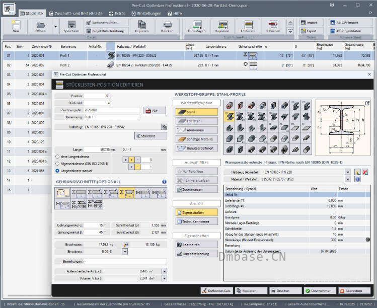 RIGOTECH Pre-Cut Optimizer 4.6.24_型材裁切优化软件
